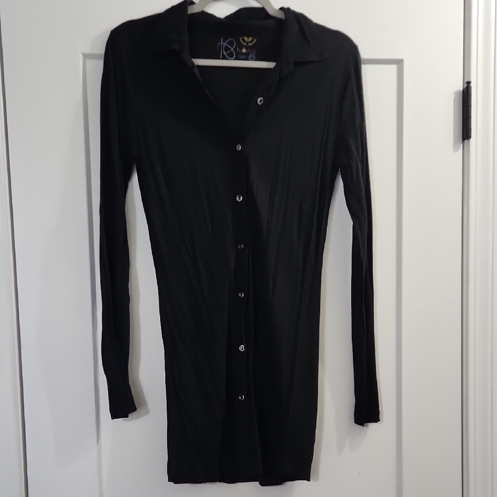 Tunic Button Up Shirt